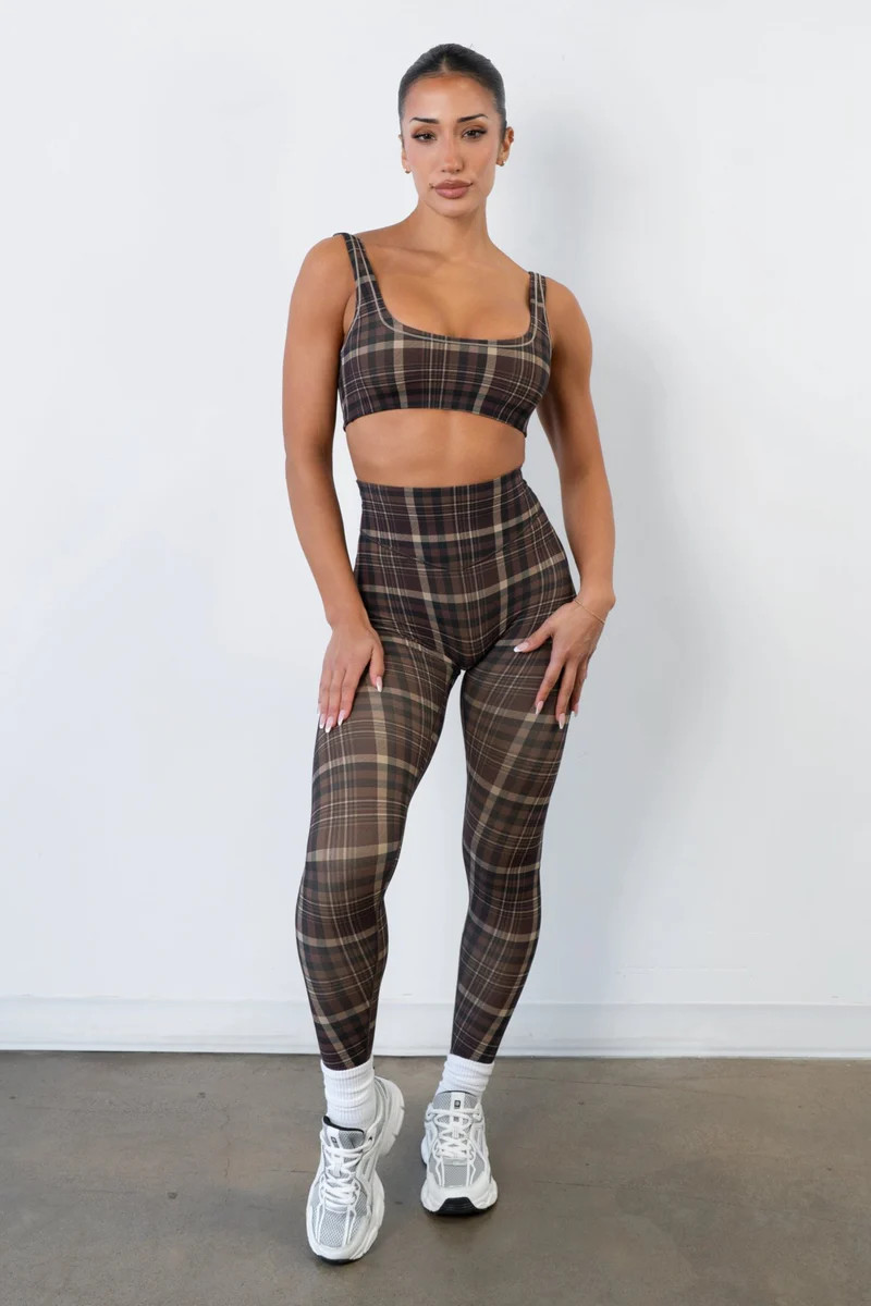 Cloud II™ Pant - Espresso Plaid | Vitality