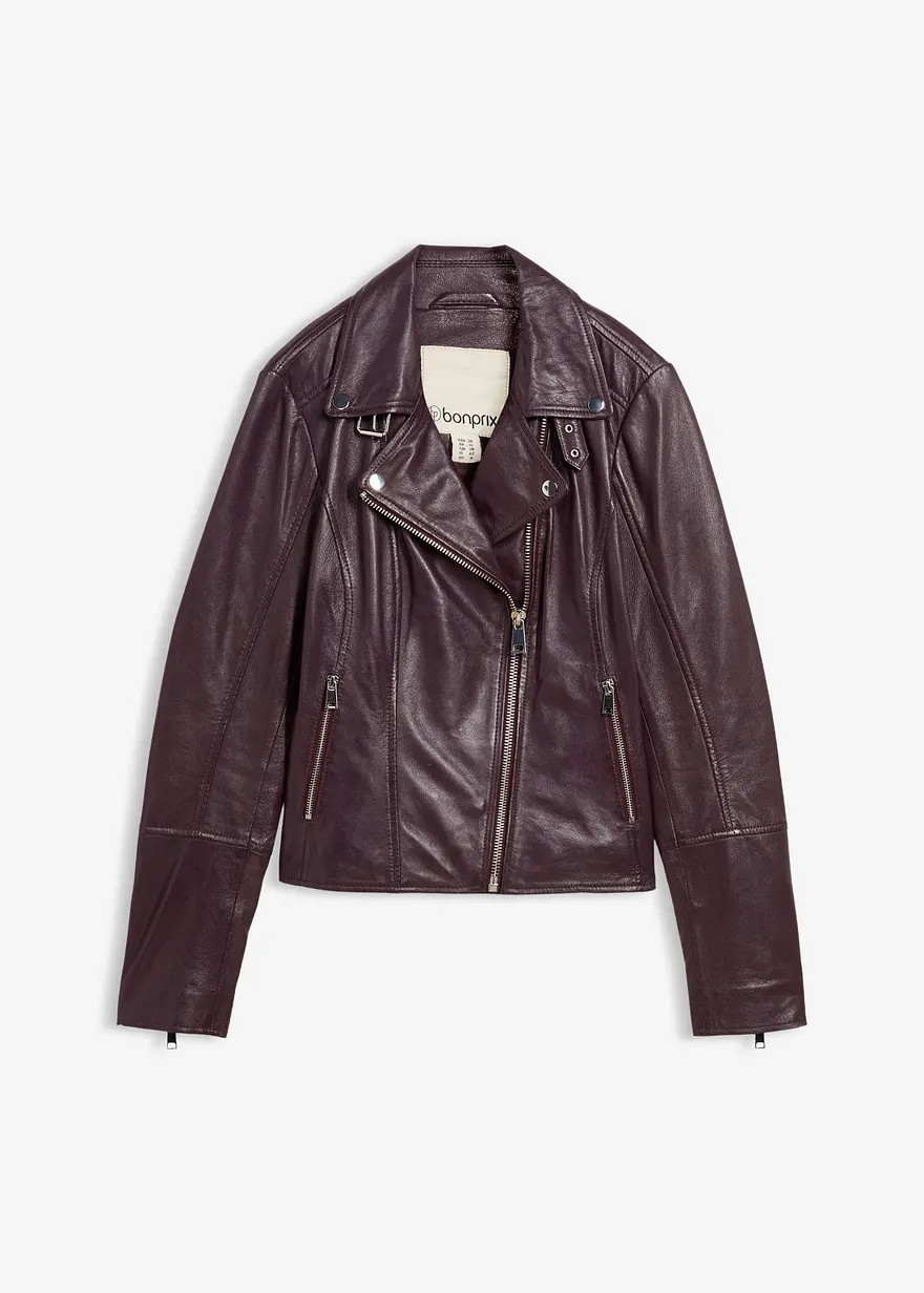 Bikerjacke aus Nappaleder | Bonprix DE