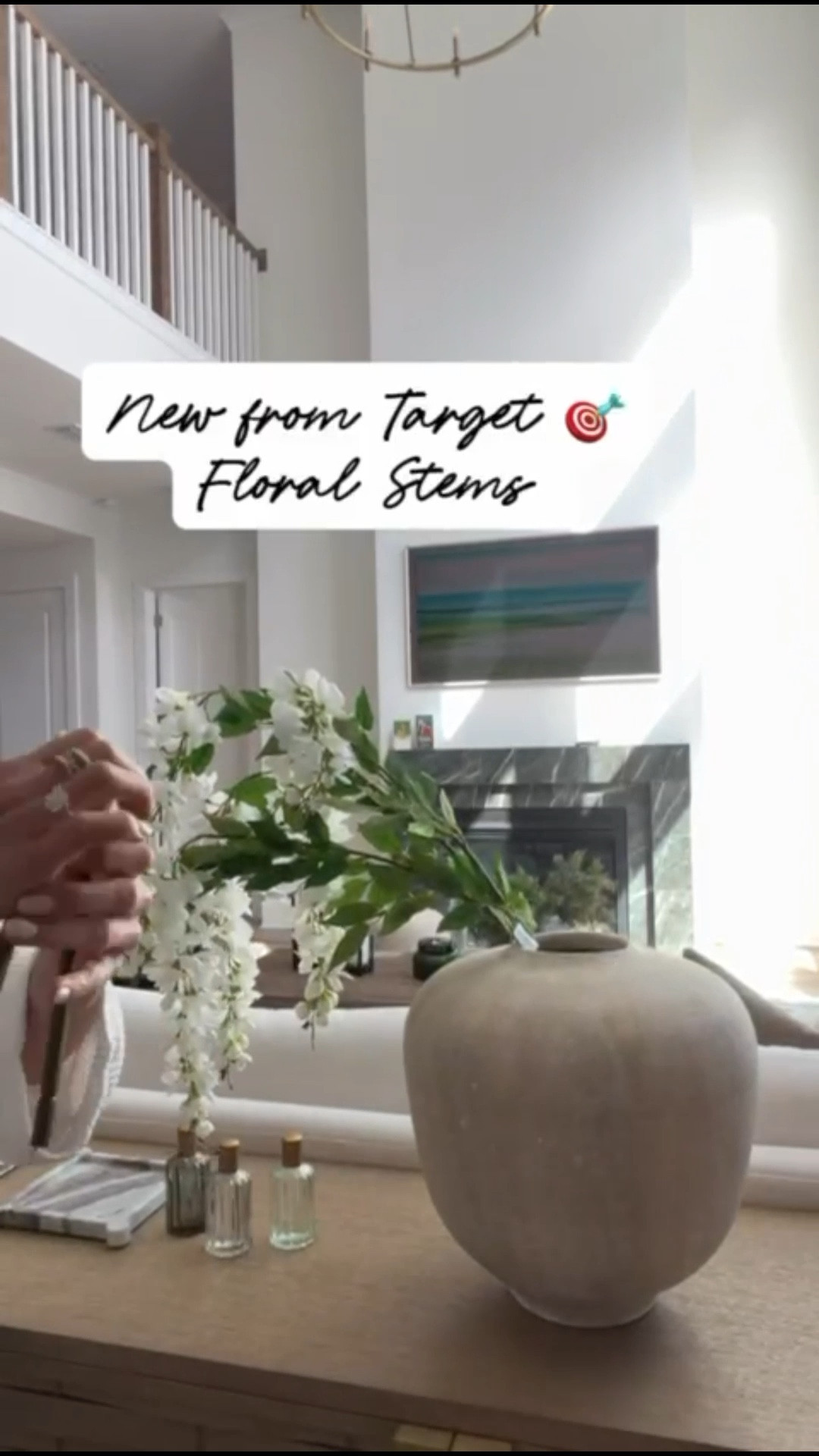 Target spring floral steams, spring home refresh, spring decor, spring artificial steams, fake flowers, faux floral steams, annabrstyle.

#LTKHome #LTKFindsUnder100