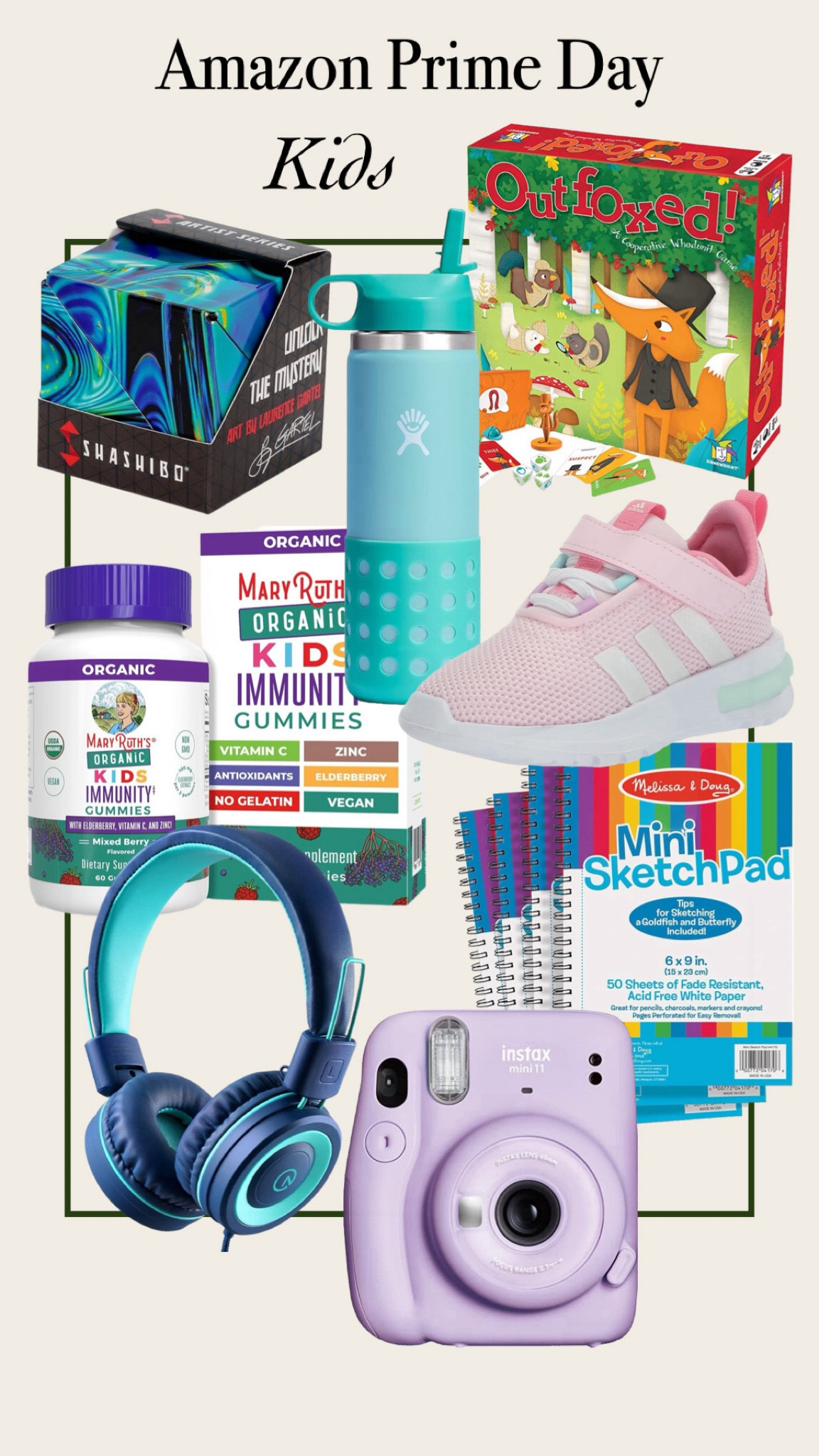 ✨Prime Day Deals: Best of Kids ✨ I bought both of my kids sneakers, we have these cameras & headphones & love them, this game is a lot of fun, & these water bottles are the best! 

#LTKKids #LTKSaleAlert #LTKHome