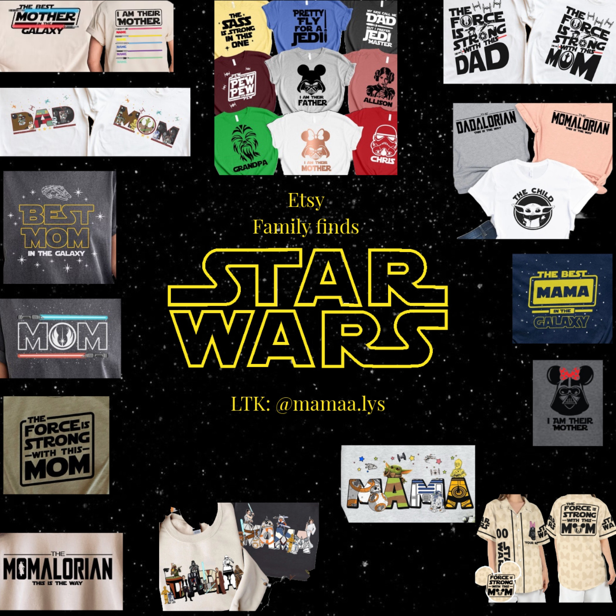 Star Wars family finds on Etsy ✨

#LTKfamily #LTKGiftGuide #LTKkids