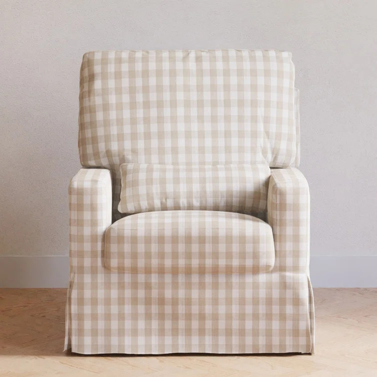 Crawford Upholstered Swivel Glider | Wayfair North America