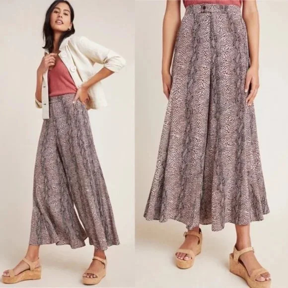 Anthropologie Skirted Wide-Leg Palazzo Pants NWT | Poshmark