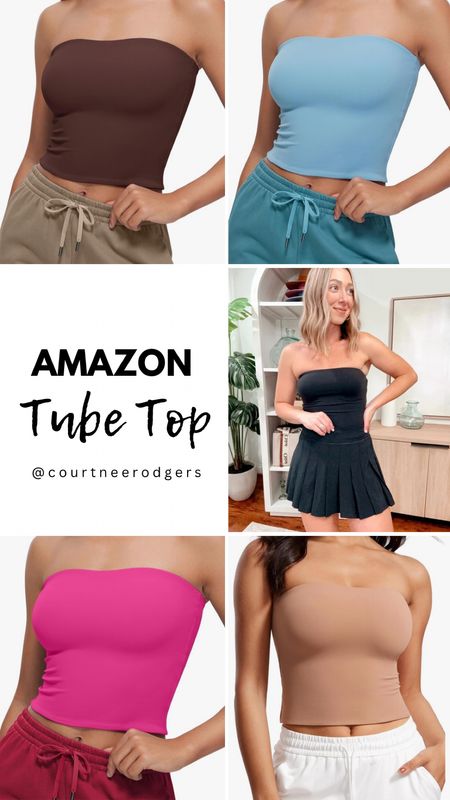 Amazon Tube Tops 🖤 These are super comfortable and great quality!

Size small in the tube top + skort!

Amazon fashion, fitness, athleisure, activewear, tube tops 

#LTKSaleAlert #LTKStyleTip #LTKFindsUnder100
