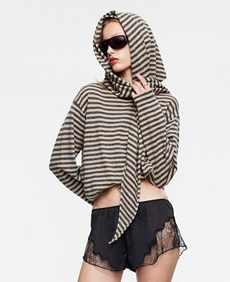Women's Striped Long-Sleeve Top | Macy's