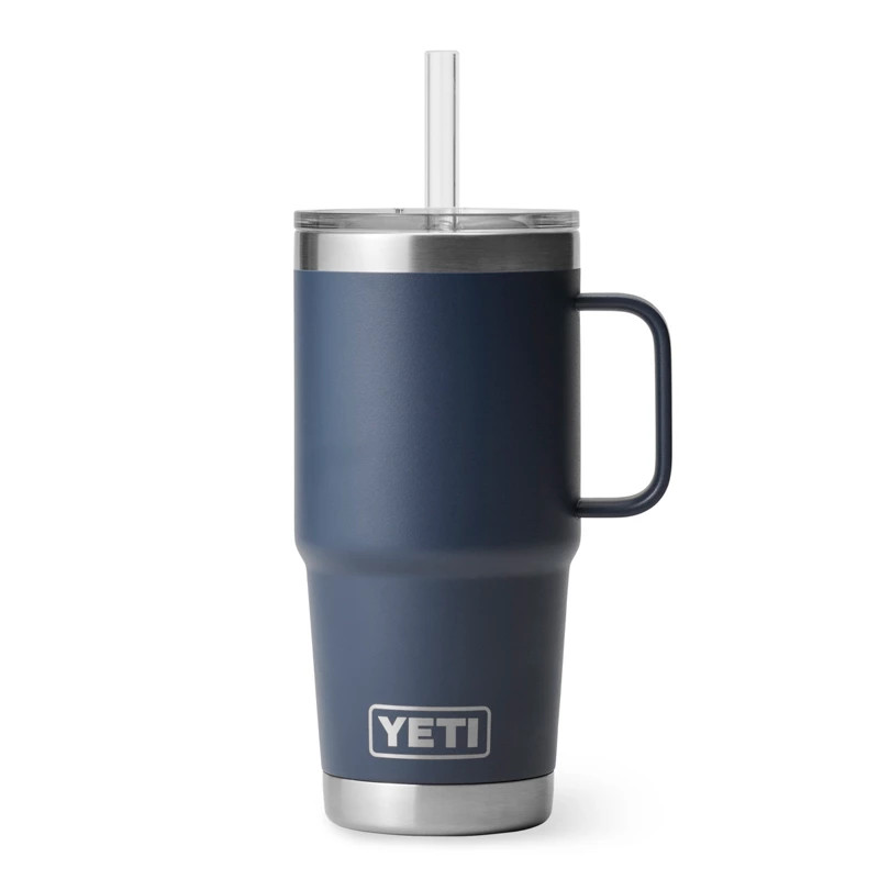 YETI Rambler 25 oz Straw Mug Navy Blue - Thermos/Cups &koozies at Academy Sports | Academy Sports + Outdoors
