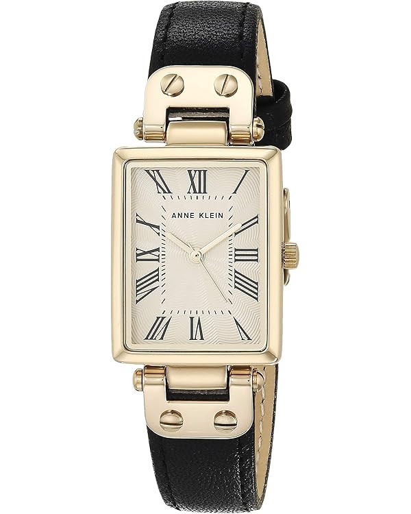 Anne Klein Women's Leather Strap Watch, AK/3752 | Amazon (US)