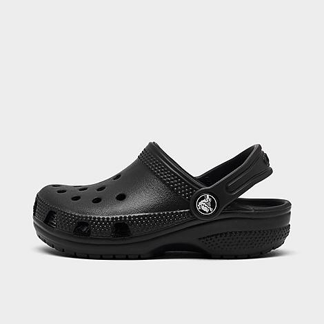 Crocs Kids' Toddler Classic Clog Shoes in Black/Black Size 8 | Finish Line (US)