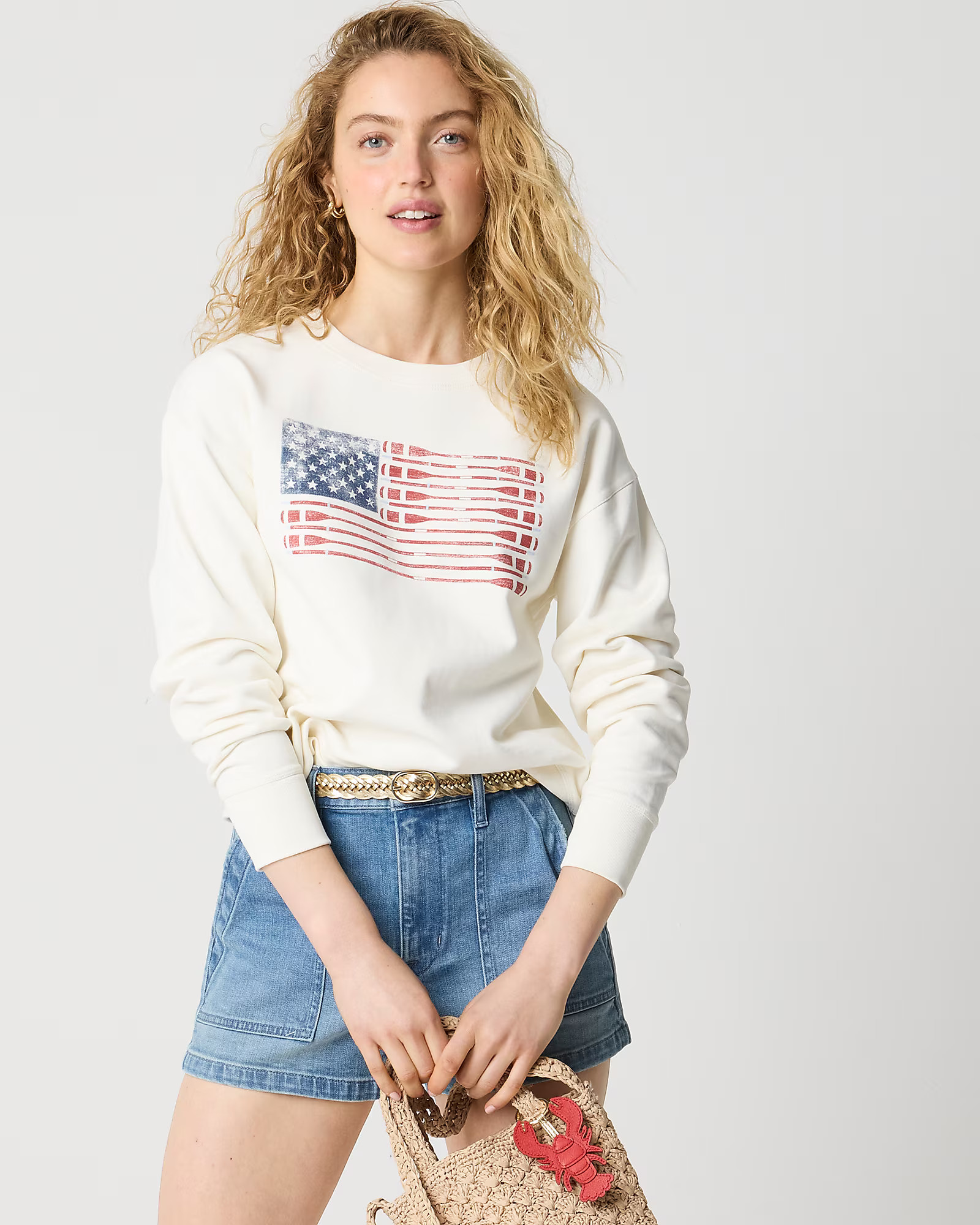 Oar flag graphic sweatshirt | J.Crew Factory