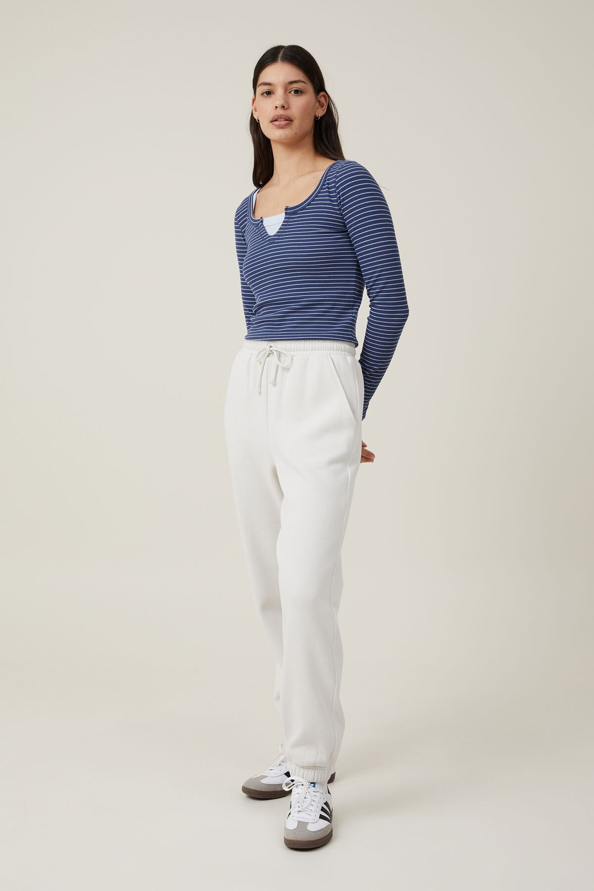 Willa Waffle Long Sleeve Top | Cotton On (US)