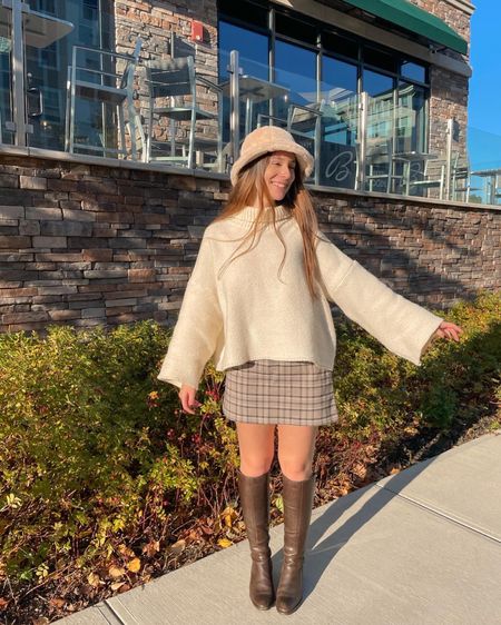 fall fashion, fall outfit, aesthetic outfit, outfit inspo, pinterest outfit, neutral outfit, pinterest aesthetic, cream turtleneck sweater, tan plaid skirt, beige plaid skirt, brown riding boots, brown knee high boots, fuzzy bucket hat outfit

#pinterestgirl #pinterestgirls #pinterestaesthetics #pinterestvibes #pinterestfashion #pinterestlook #pinterestoutfit #pinterestoutfits #neutraloutfits #neutraloutfit #simpleoutfit #cozyoutfit #cozyoutfits #comfyfashion #comfystyles #coconutgirl

#moodboardaesthetic #theweeklystreet #povoutfit #streetwearbabe #outfitdiaries#howiwearit #cuteandcasual #discoverunder10k #whowhatwearing #aestheticgirl #outfitofthedaybabe #aestheticfashion 
#pinterestgirl #streetwearinspo 


#LTKSeasonal #LTKsalealert