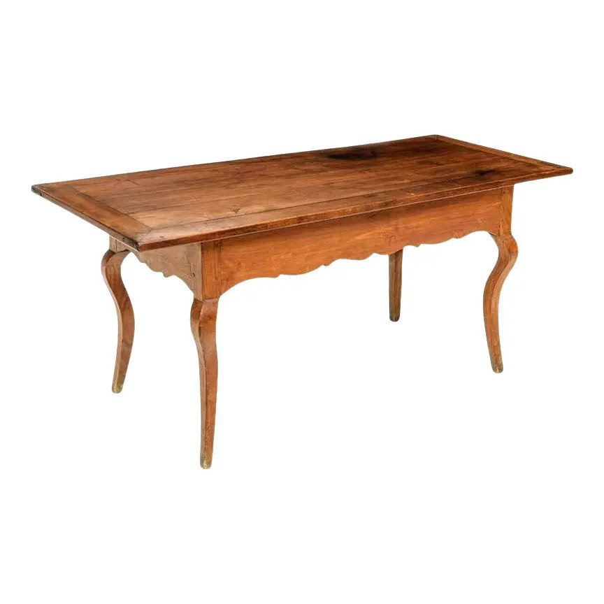18th Century French Provincial Farmhouse Harvest Table | Chairish
