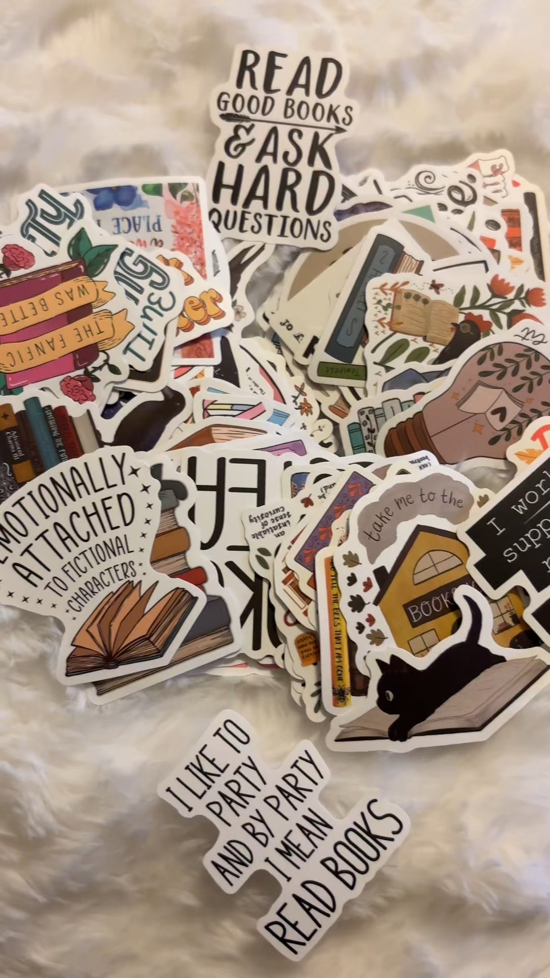 These waterproof book stickers are so cute!! There’s 100 in this set. I use them on my kindle, laptop, and book journal. You can even put them on your water bottle. 

#LTKHome #LTKFindsUnder50 #LTKGiftGuide