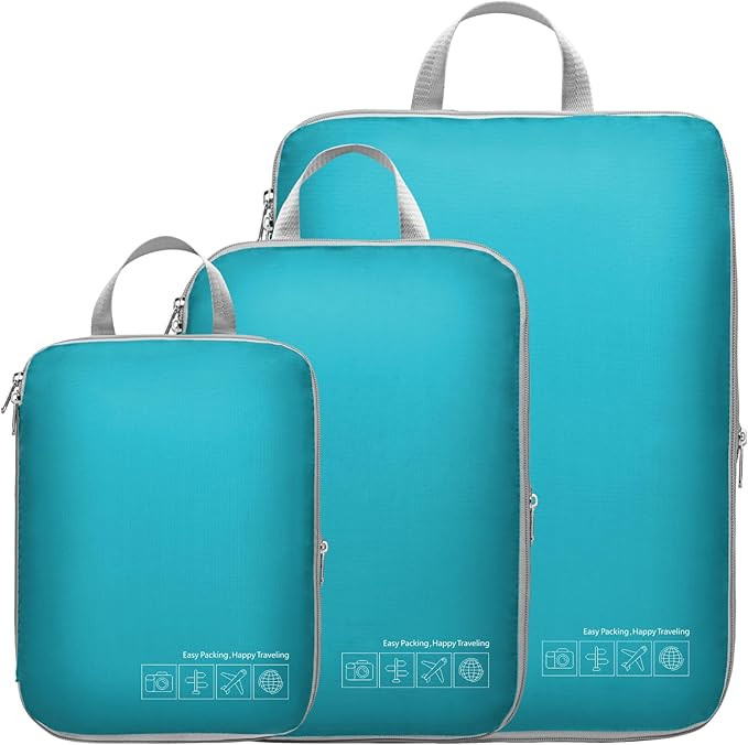 Cambond Compression Packing Cubes for Travel, Travel Bags Luggage Organizers Travel Essentials Co... | Amazon (US)