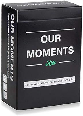 OUR MOMENTS Kids: 100 Thought Provoking Conversation Starters for Great Parent-Child Relationship... | Amazon (US)