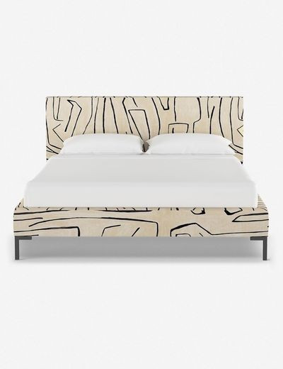 Deva Platform Bed, Grafitto | Lulu and Georgia 