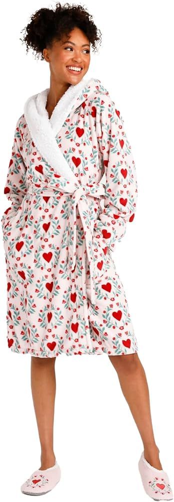 Vera Bradley womens Cozy Life Hooded Robe (Extended Size Range) | Amazon (US)