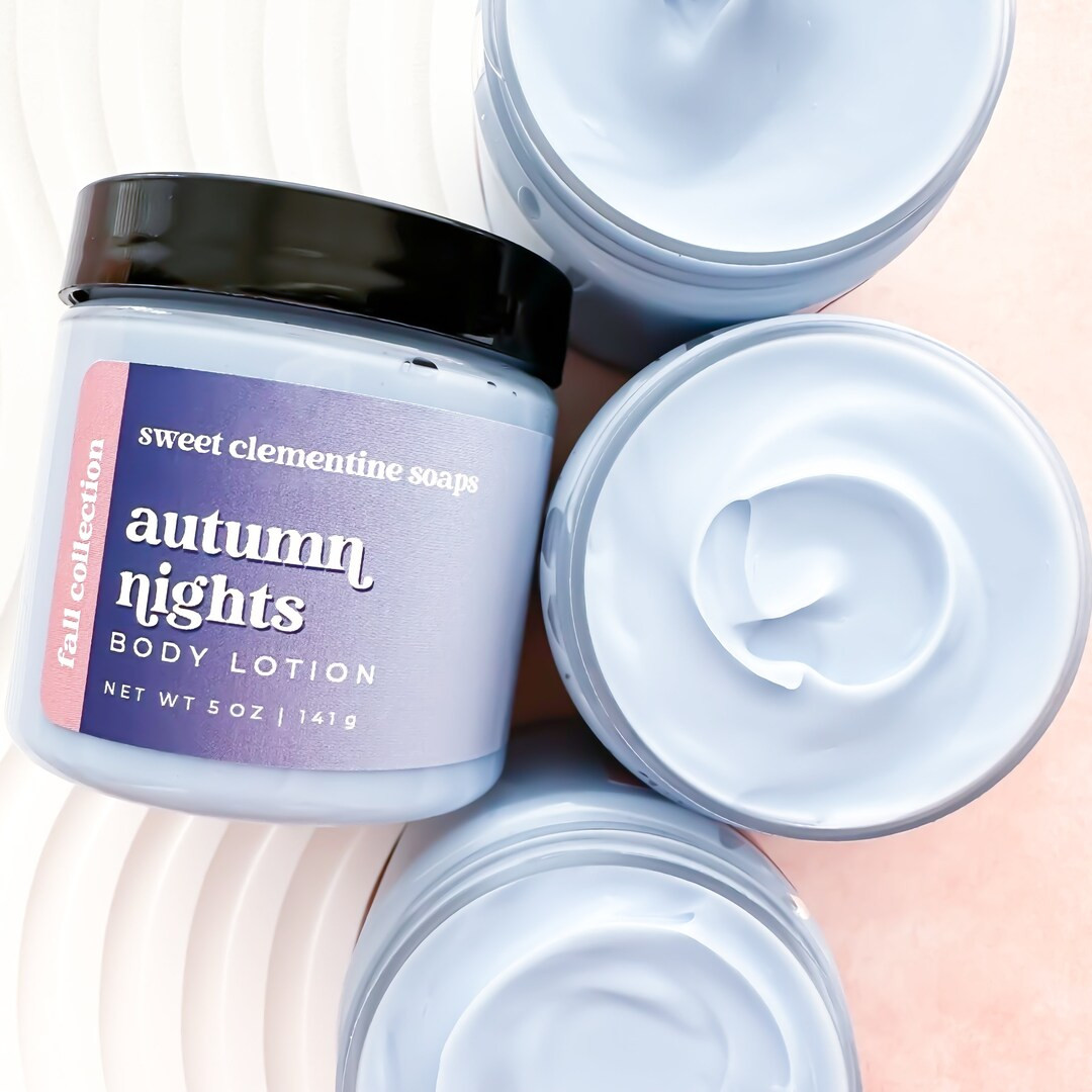 Autumn Nights Body Lotion Body Butter Lotion Moisturizing - Etsy | Etsy (US)