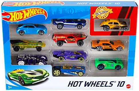 Hot Wheels Set of 10 1:64 Scale Toy Trucks and Cars for Kids and Collectors, Styles May Vary (Ama... | Amazon (US)