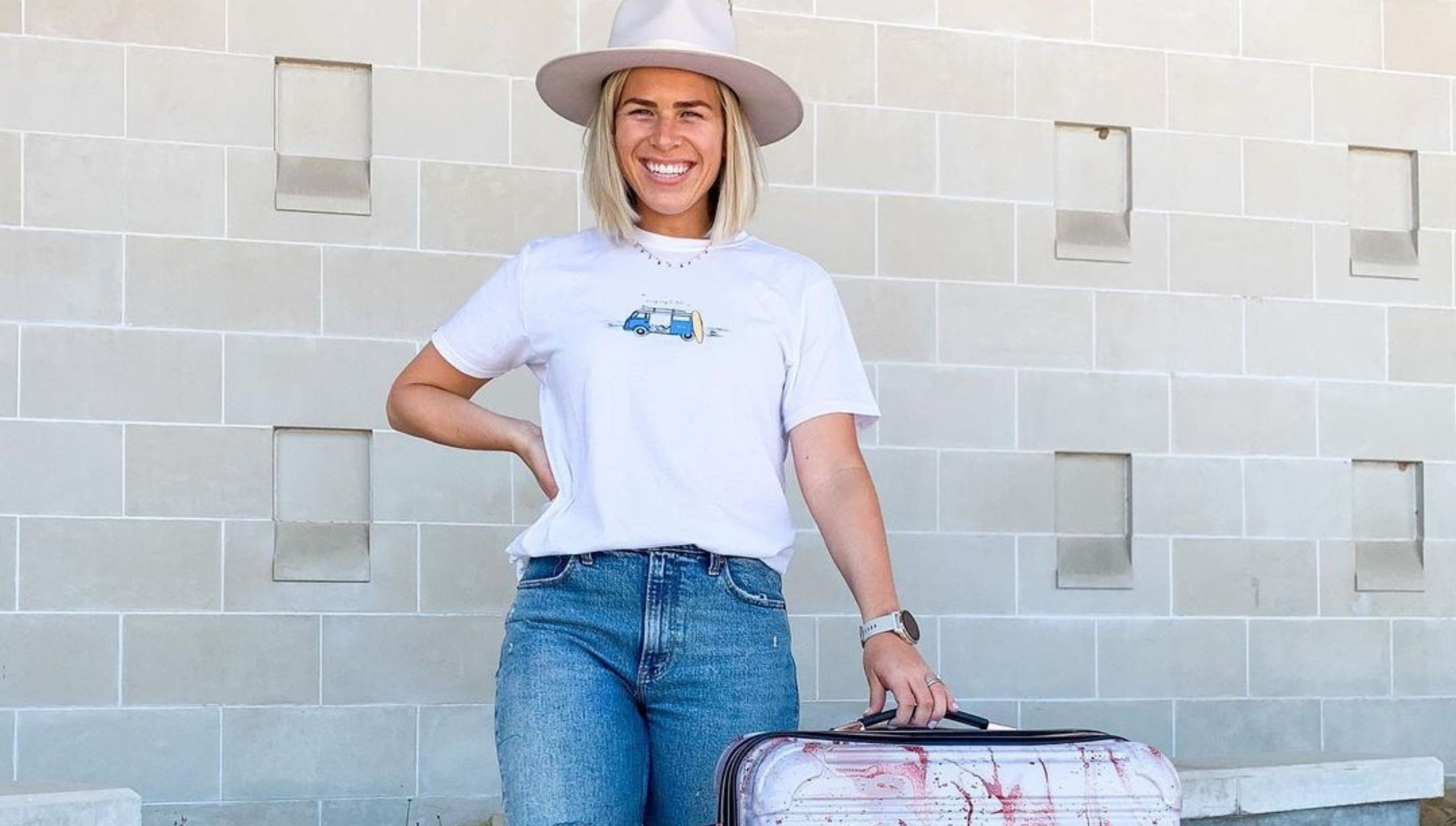 On My Way to 30A  Short Sleeve Tee - Women - White | 30A Gear