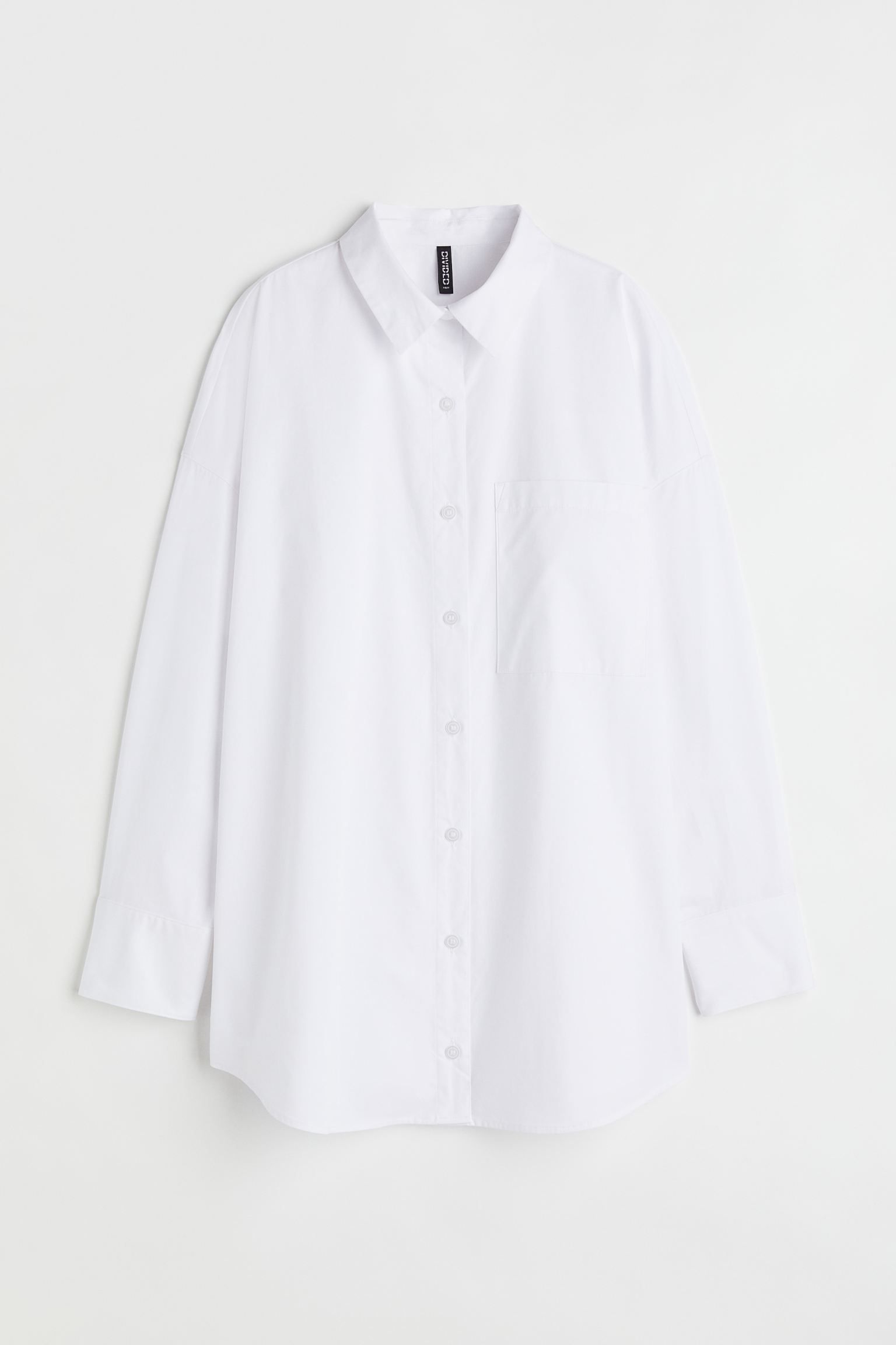 Oversized Poplin Shirt | H&M (US)