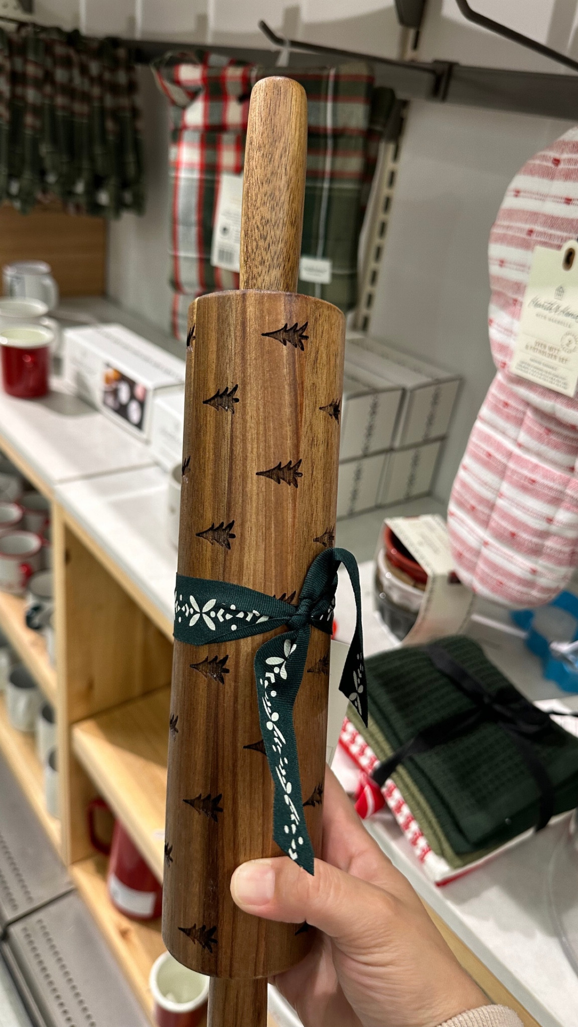 Engraved Christmas Tree Pattern Wood Rolling Pin

#LTKHoliday #LTKHome #LTKFindsUnder50