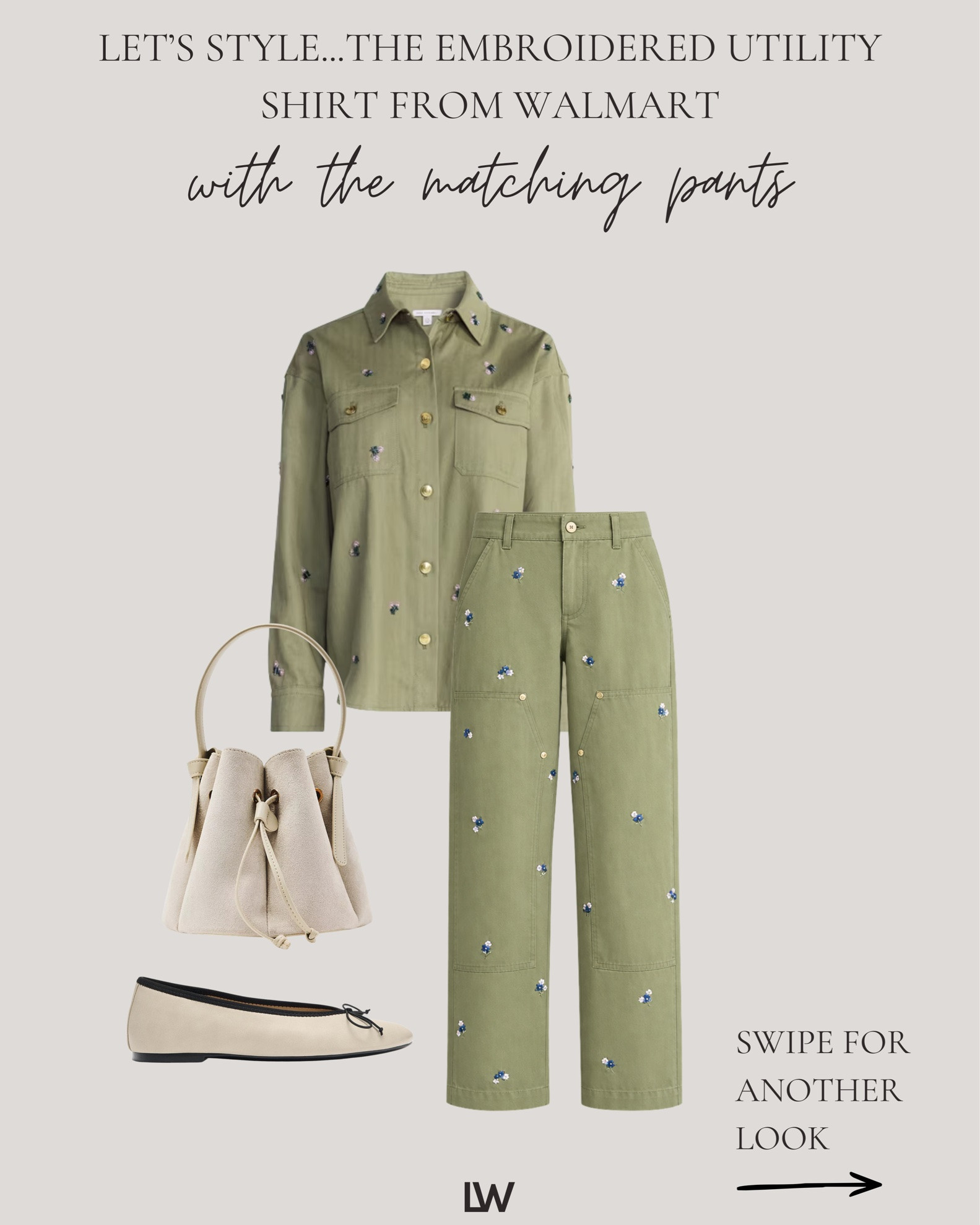 Size Small in shirt and pants! Size up in the top for a looser fit.