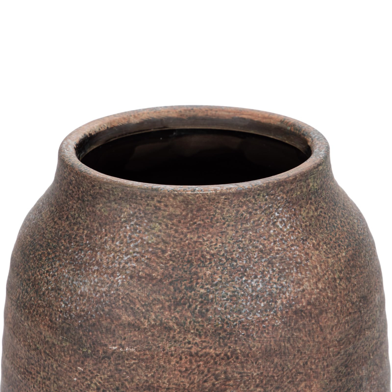 Briful Rustic Ceramic Vase 7” Tall – Handcrafted Vintage Pottery Flower Vase with Distressed ... | Amazon (US)