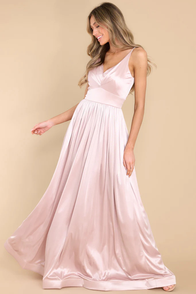 Catch The Wind Champagne Maxi Dress | Red Dress 