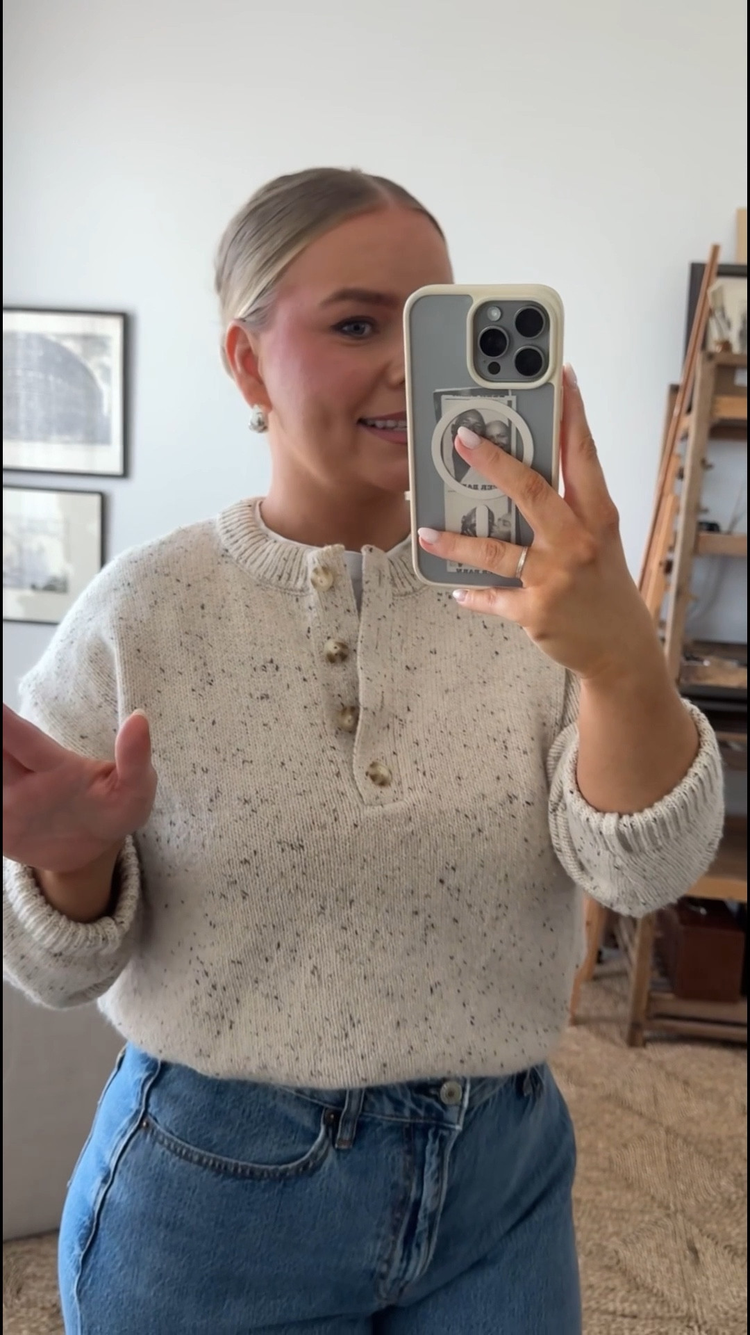 I’m wearing size M. #abercrombiepartner #abercrombie 