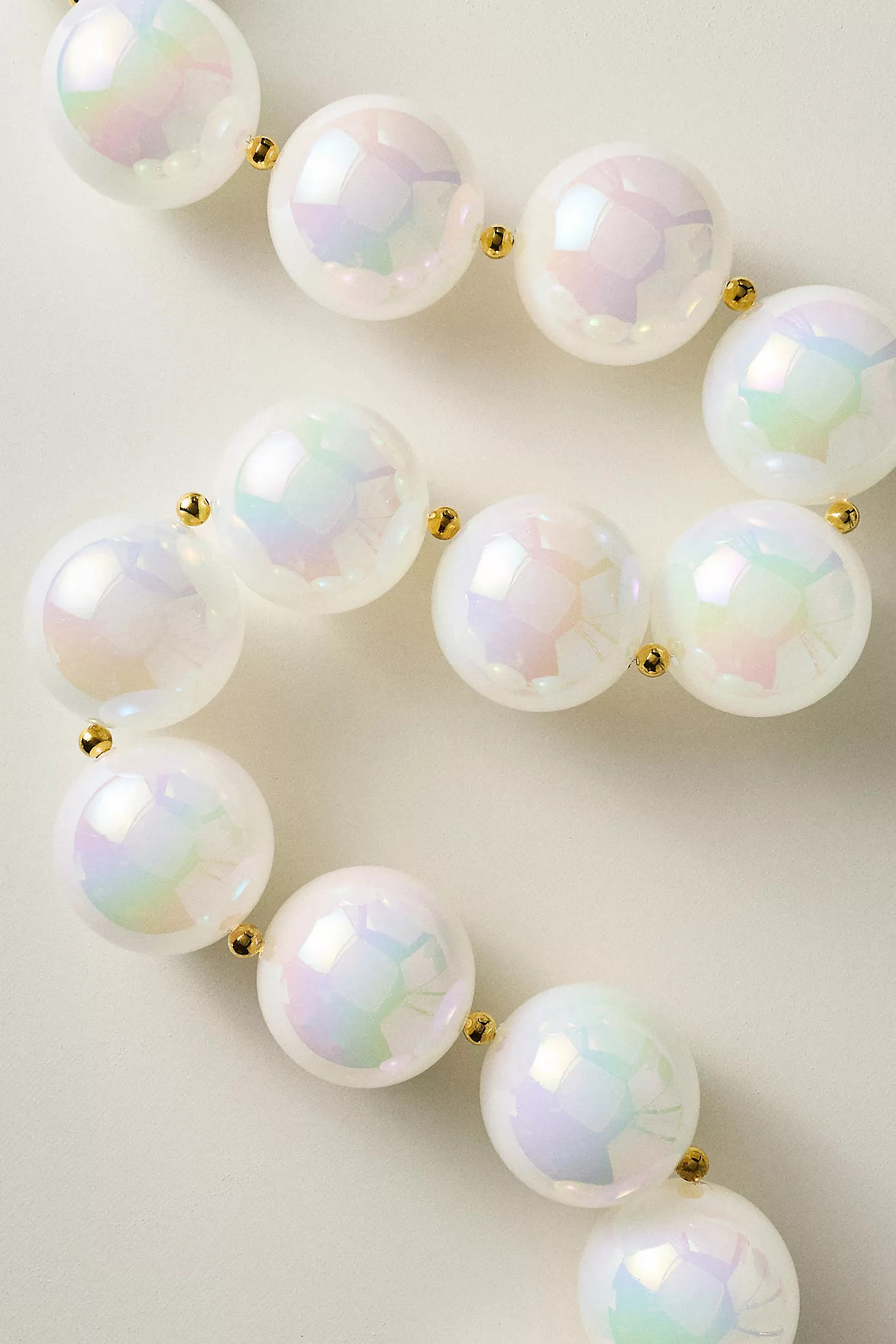 Light-Up Oversized Pearl Garland | Anthropologie (US)
