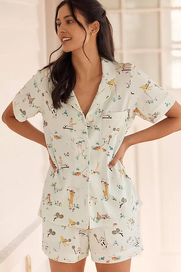 BedHead PJs Lawn Games Pajama Set | Anthropologie (US)