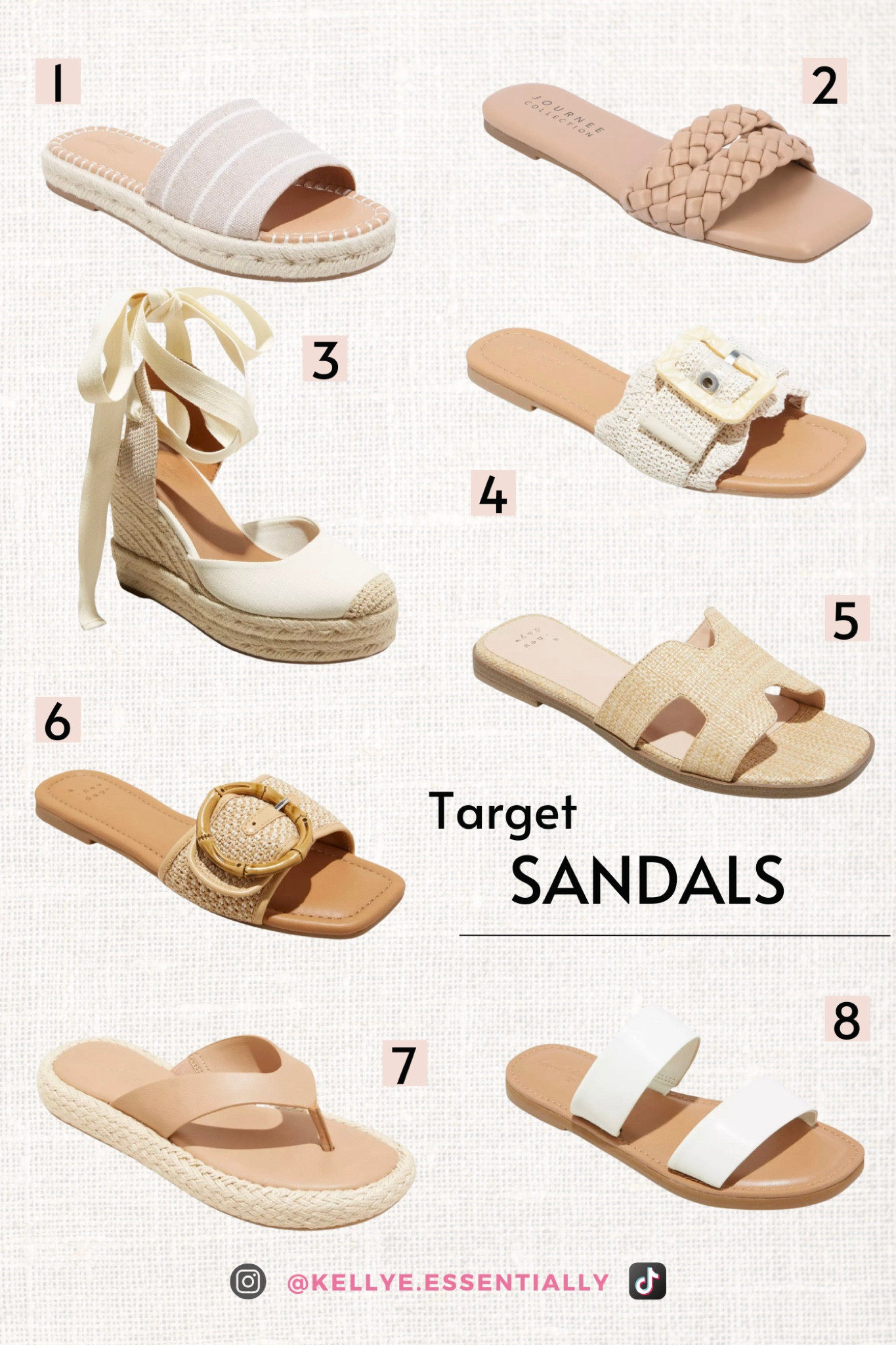 Target sandals, beige sandals, neutral sandals

#LTKFindsUnder50 #LTKSeasonal #LTKSaleAlert