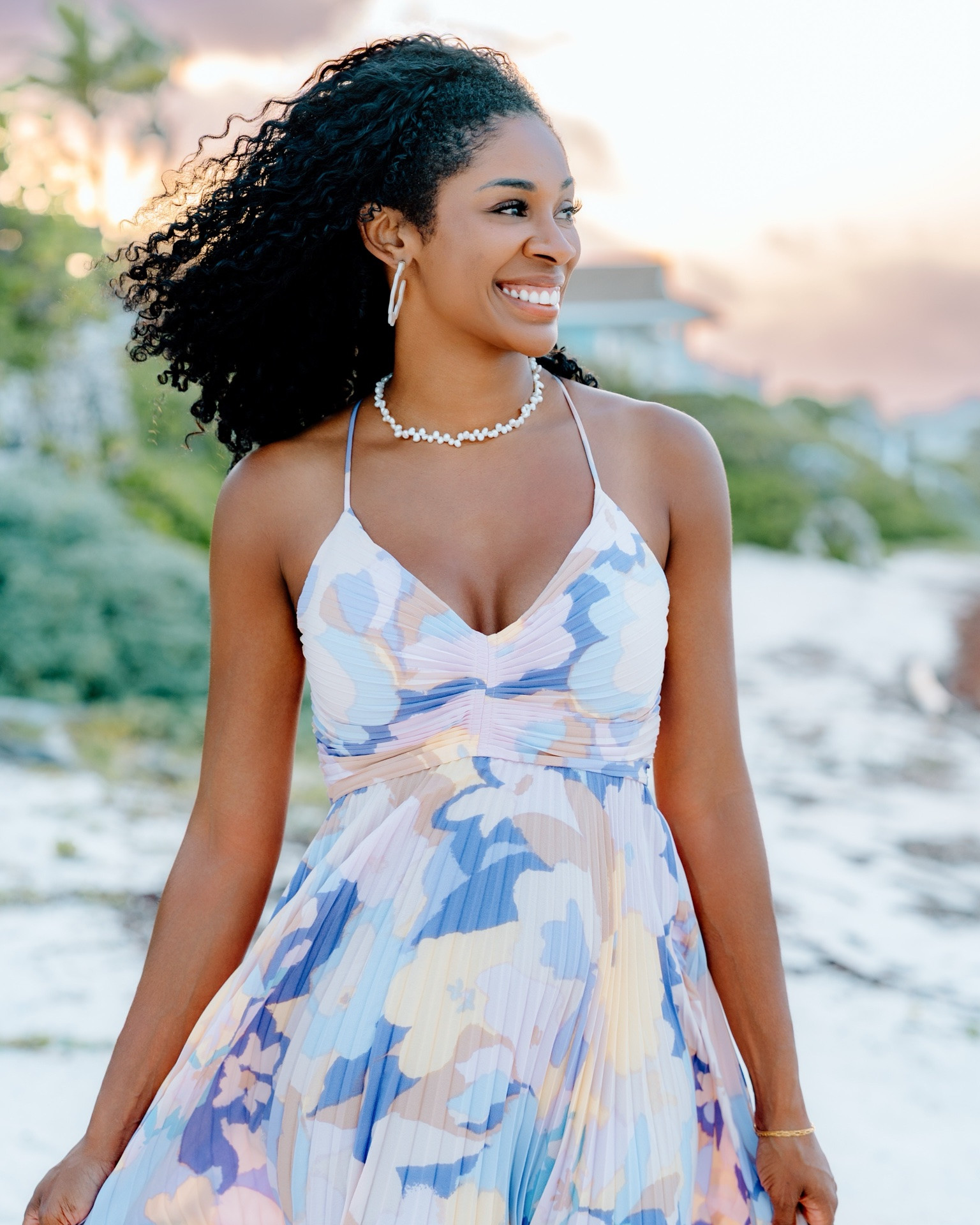 The ASTR the Label dress I wore in Cayman. The purple multicolor print, pleated fabric and open-back detail made it perfect for vacation, but I’d wear it again for a summer wedding or date night. It’s one of those dresses that does all the work for you. @astrthelabel and it comes in so many colors. Great summer outfit over 40

#LTKootd #LTKWedding #LTKOver40