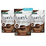 LILY'S Dark Chocolate Style Peanut Butter Cups, No Sugar Added Sweets Bags, 3.2 Oz (3 Count) | Amazon (US)