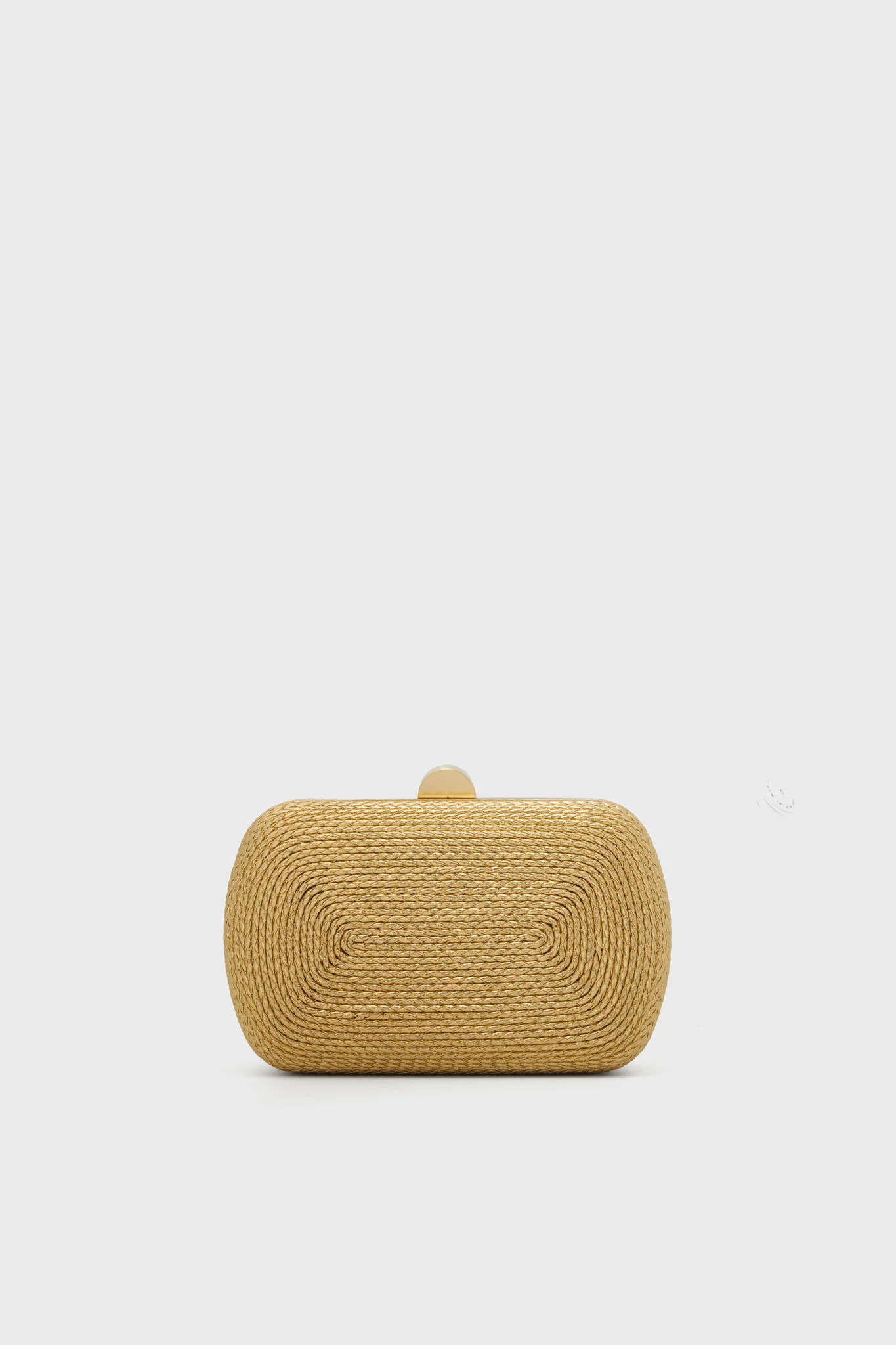 Gold Martina Coiled Rope Clutch | Tuckernuck (US)