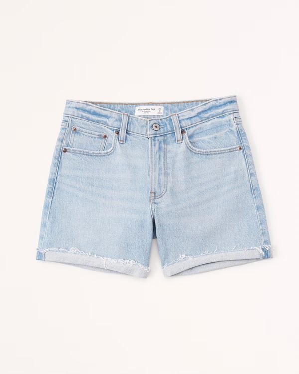 Mid Rise Baggy Short | Abercrombie & Fitch (US)