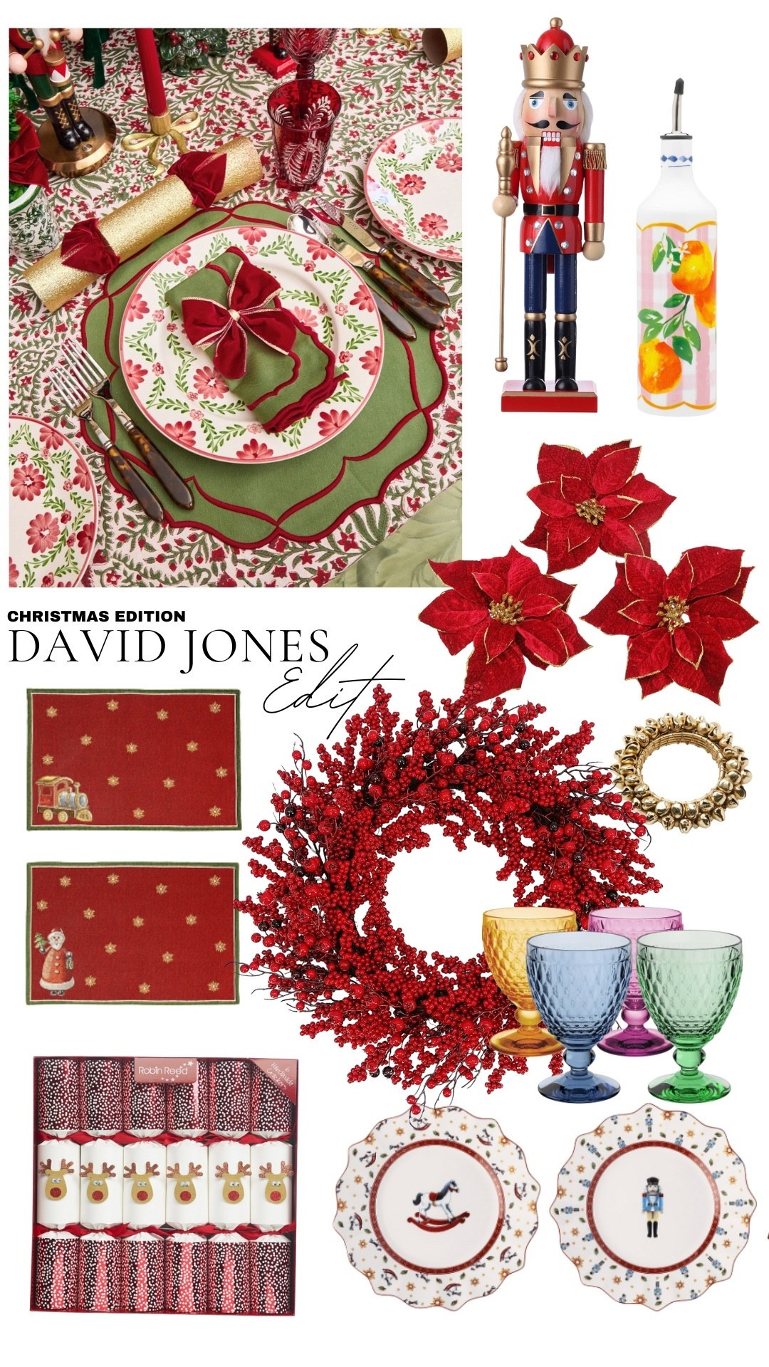 Style your holiday table with these beautiful pieces from David Jones. You can find most of the pieces on sale now for Black Friday ! 

#LTKhome #LTKsale #LTKaustralia