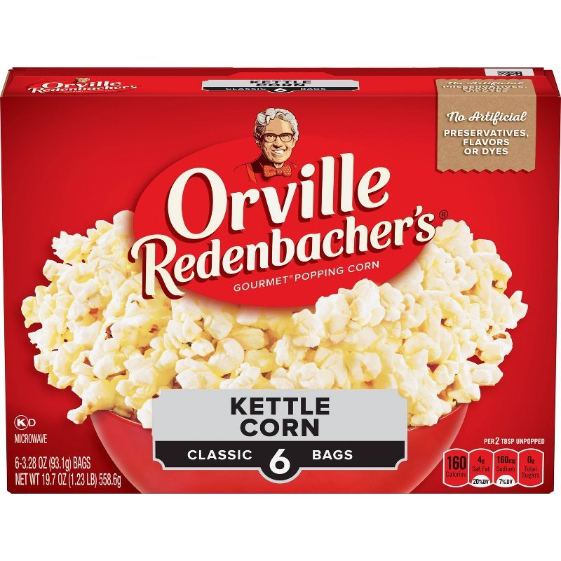 Orville Redenbacher's Microwave Kettle Korn - 6ct | Target