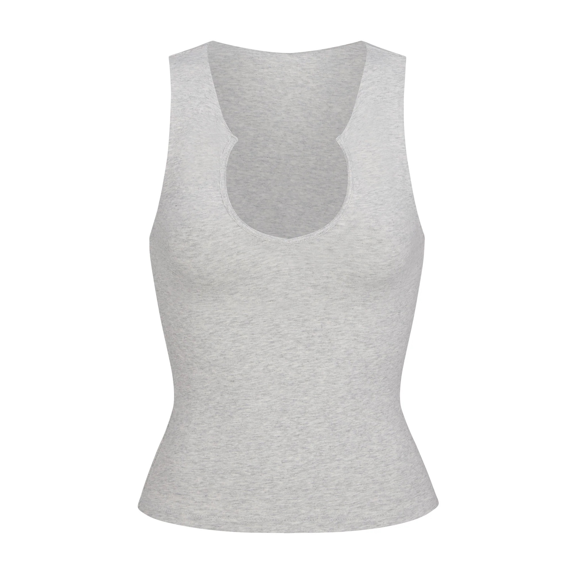 COTTON SLEEP SPLIT NECK TANK | SKIMS (US)