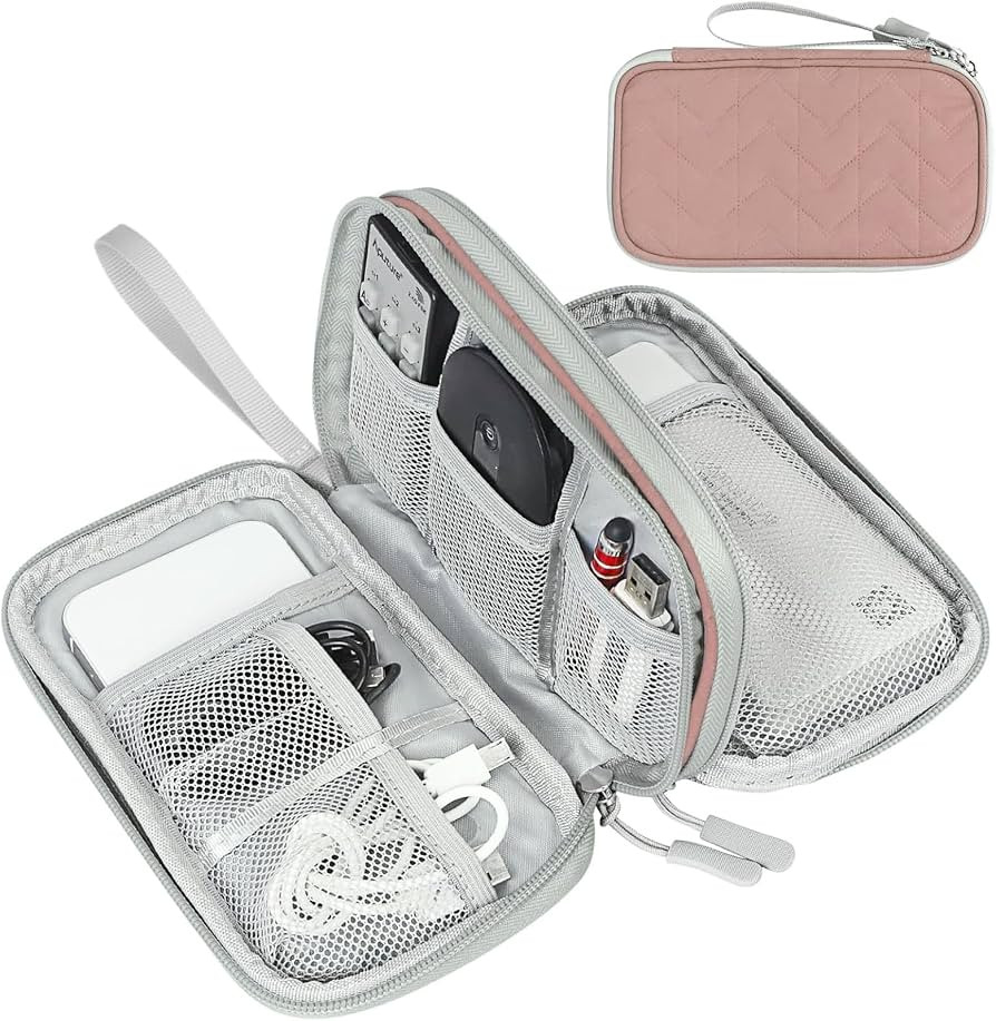 FYY Electronic Organizer, Travel Cable Organizer Bag Pouch Electronic Accessories Carry Case Port... | Amazon (US)