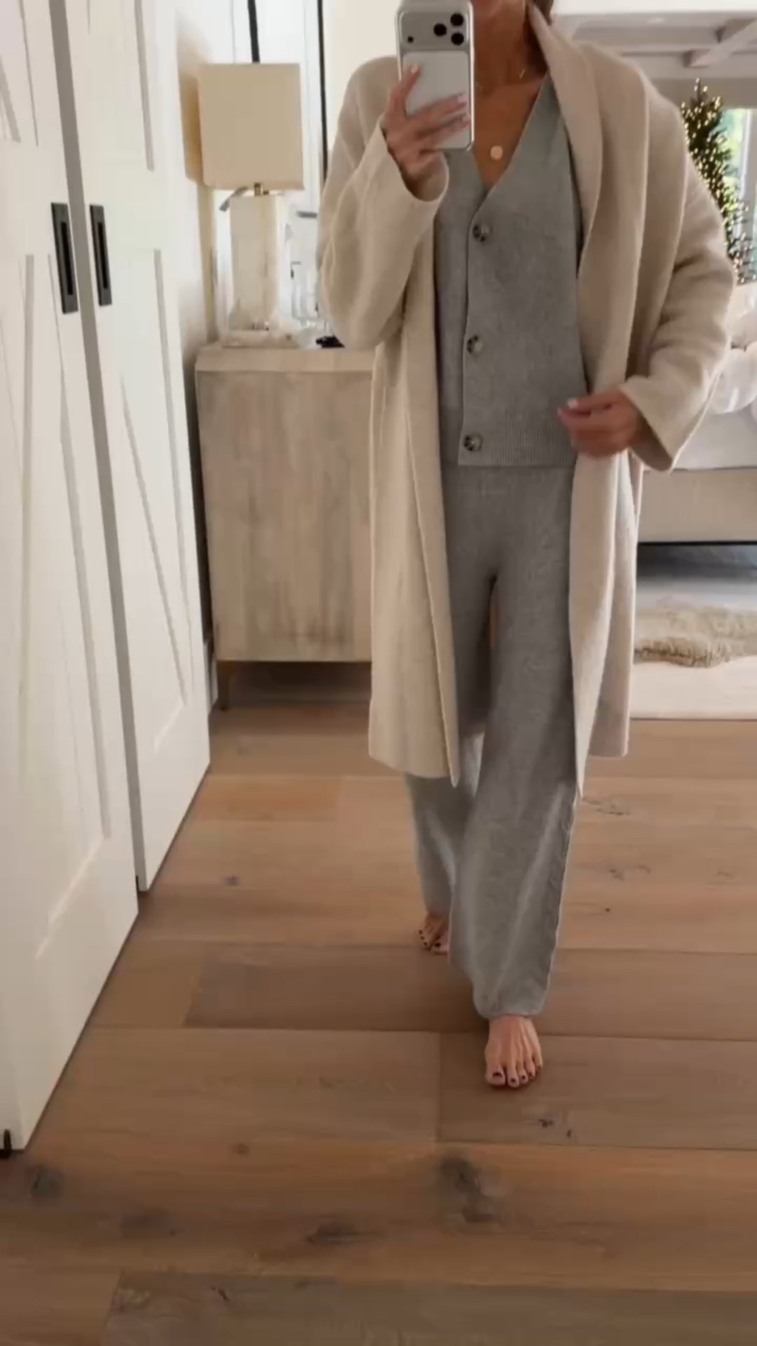 Love this cozy matching set from target. I’m just shy of 5-7” wearing the size small cardigan and XS pants. My cardigan run naturally oversized wearing a small #stylinbyaylin #aylin #target #matchingset

#LTKGiftGuide #LTKHoliday #LTKootd