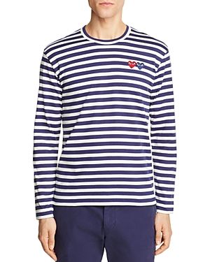 Comme Des Garcons Play Double-Heart Long Sleeve Tee | Bloomingdale's (US)