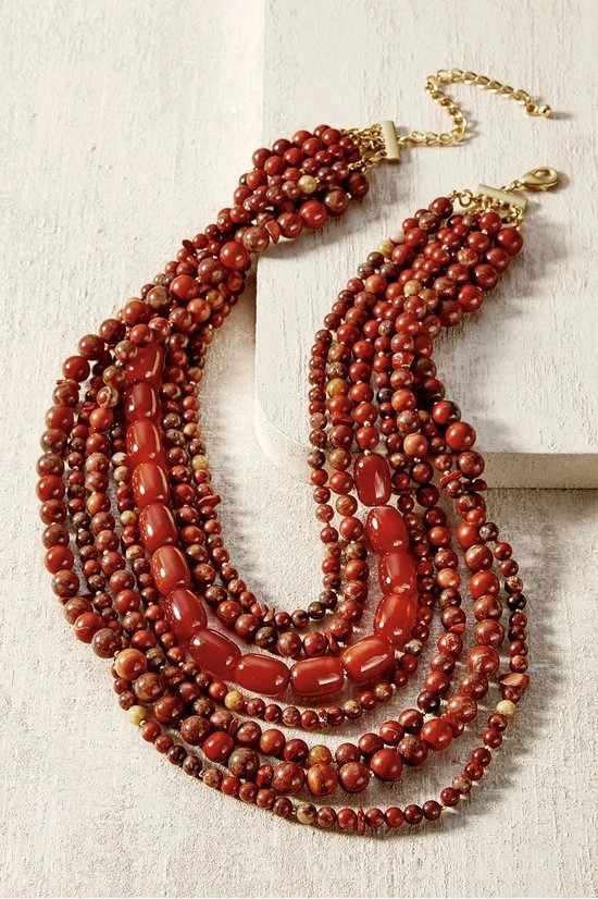 Rhea Red Jasper Necklace | Soft Surroundings