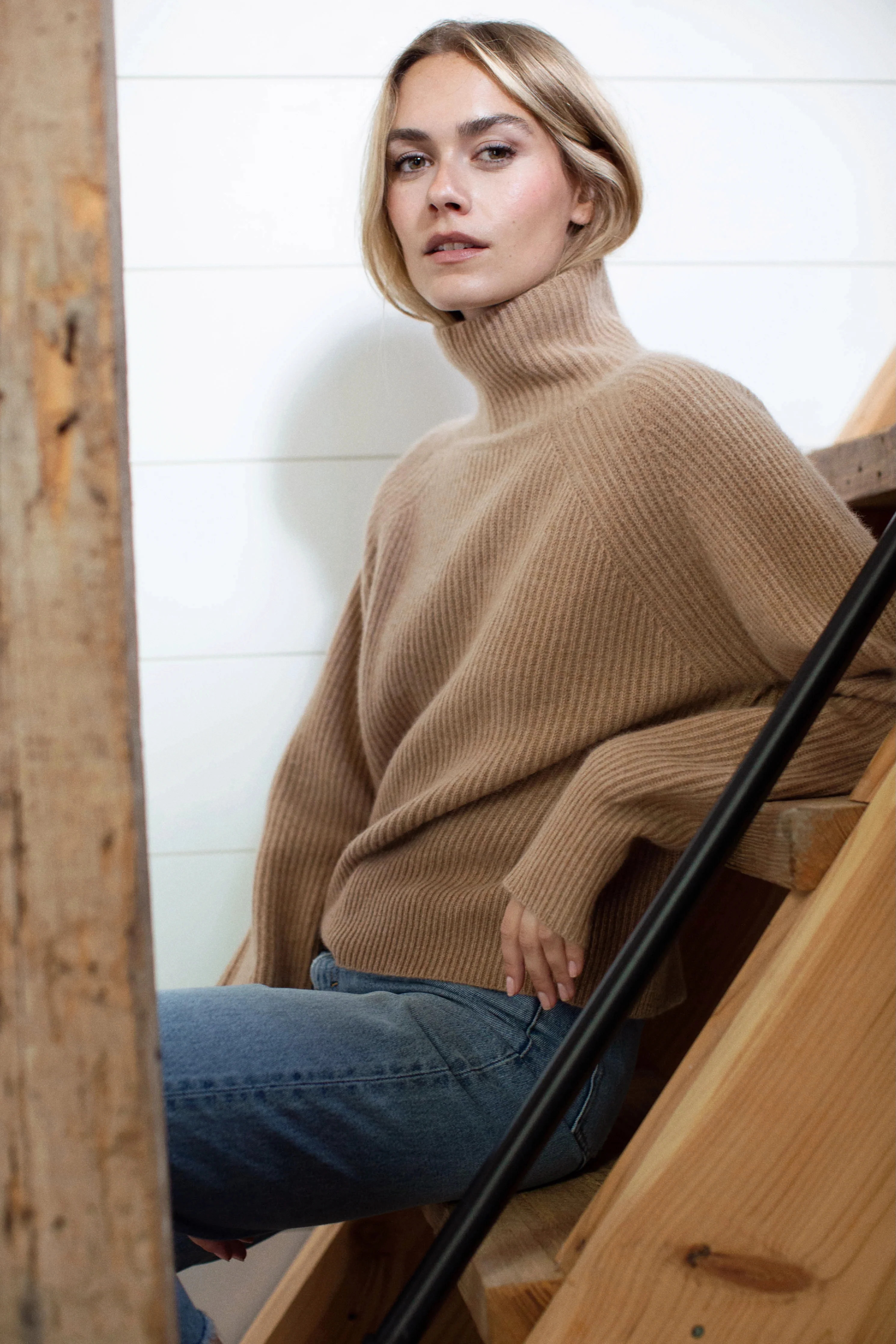 Sienna Sweater - Camel Heather | Marea