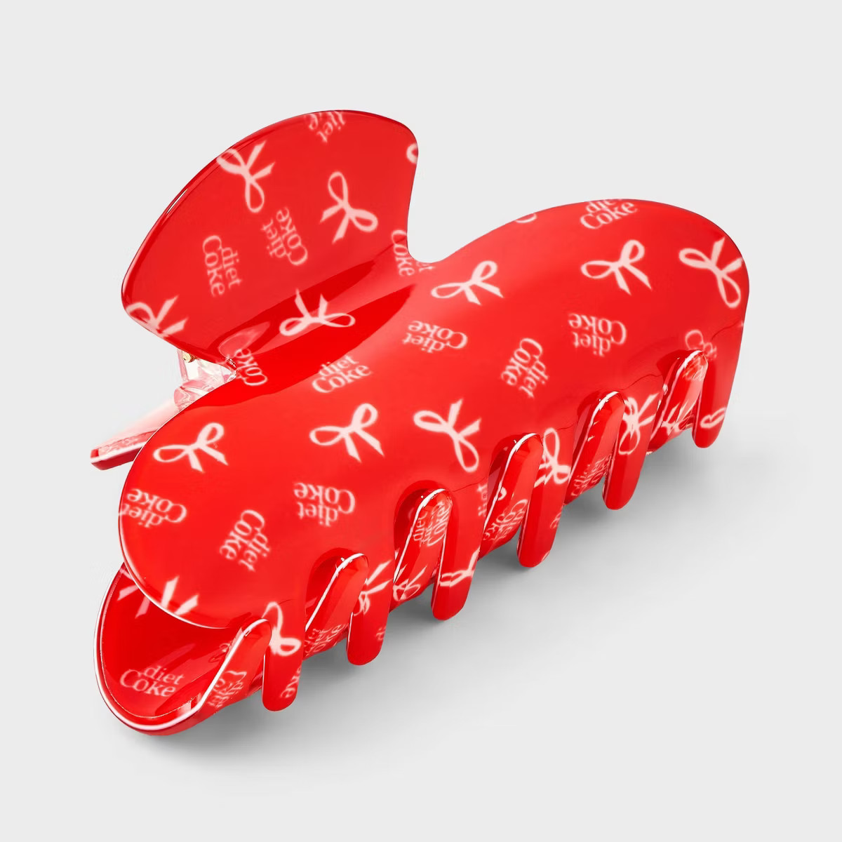 Women's Diet Coke Graphic Jaw Clip - Red | Target