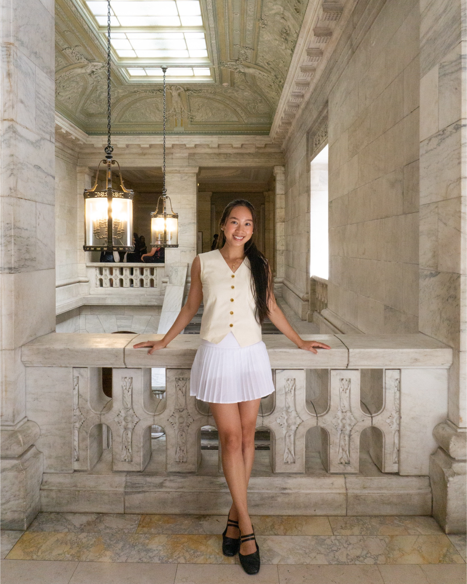 old money aesthetic in New York public library 🤍

#LTKWorkwear #LTKFindsUnder100 #LTKStyleTip