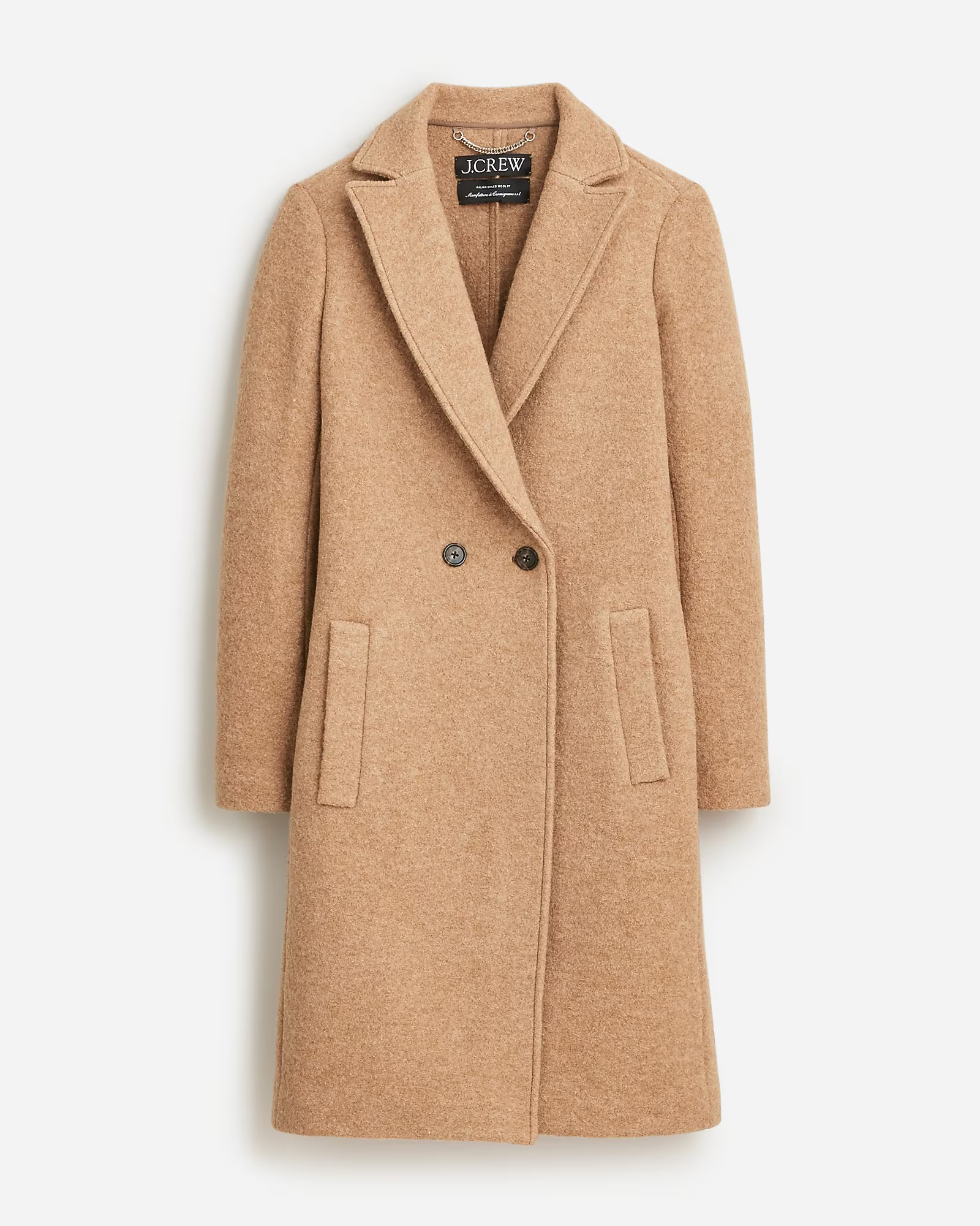 New Daphne topcoat in Italian boiled wool | J. Crew US