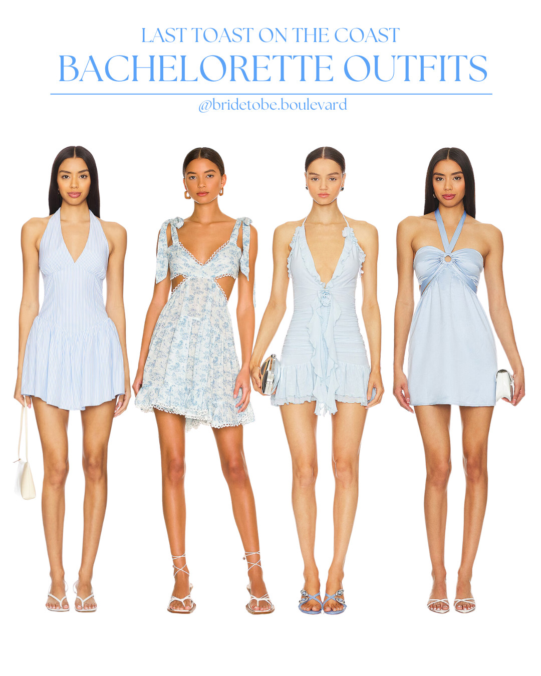 🌊 Last Toast on the Coast 🌊 Breezy, beachy, and oh-so-chic! These summery blue looks are perfect for a seaside celebration, featuring flowy fabrics, coastal hues, and effortless vibes. Whether you're sipping cocktails by the ocean or dancing under the stars, these outfits bring the perfect touch of bridal bliss. Shop now! #BeachBach #BrideOnTheCoast #LTKBridal 

 #LTKParties #LTKStyleTip #LTKWedding