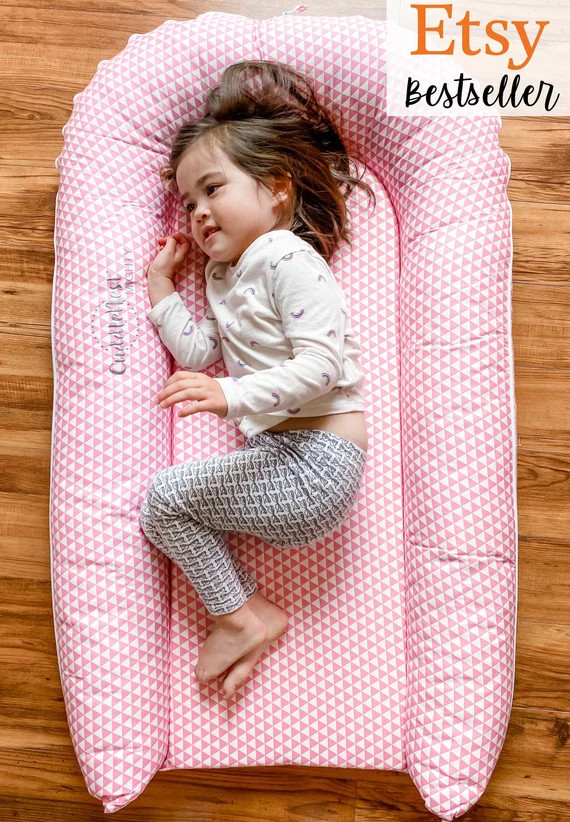 CuddleNest Mighty: Premium Toddler Lounger, Toddler Nest, Resting Station, Co-Sleeper, Crib-to-Be... | Etsy (US)